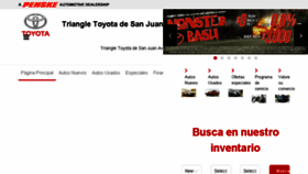 What Triangletoyotadesanjuan.com website looked like in 2016 (7 years ago)