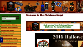 What Thechristmassleigh.com website looked like in 2016 (7 years ago)