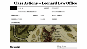 What Theleonardlawoffice.com website looked like in 2016 (7 years ago)