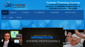 What Trainertrainingcourse.com website looked like in 2016 (7 years ago)