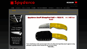 What Thespydercostore.com website looked like in 2016 (7 years ago)