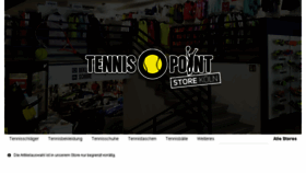 What Tennis-point-koeln.de website looked like in 2016 (7 years ago)