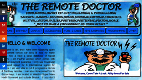 What Theremotedoctor.co.uk website looked like in 2016 (7 years ago)