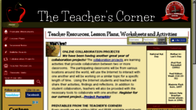 What Theteacherscorner.com website looked like in 2016 (7 years ago)
