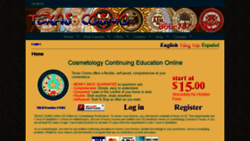 What Texascosmo.net website looked like in 2016 (7 years ago)