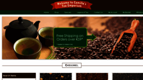 What Teaemporium.ie website looked like in 2016 (7 years ago)