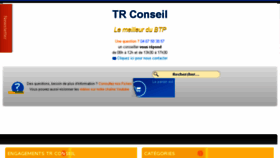 What Trconseil.com website looked like in 2016 (7 years ago)