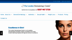 What The-dermatology-centre.co.uk website looked like in 2016 (7 years ago)