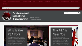 What Thepsa.co.uk website looked like in 2016 (7 years ago)
