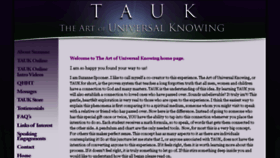What Theartofuniversalknowing.com website looked like in 2016 (7 years ago)