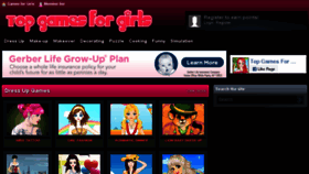 What Topgamesforgirls.com website looked like in 2016 (7 years ago)