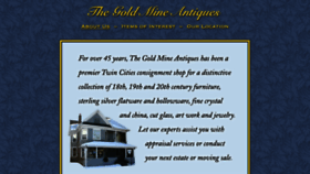 What Thegoldmineantiques.com website looked like in 2016 (7 years ago)