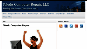 What Toledocomputerrepair.com website looked like in 2016 (7 years ago)