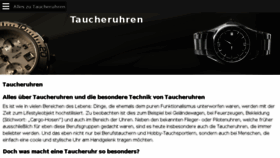 What Taucheruhren-store.de website looked like in 2016 (7 years ago)