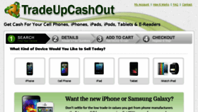 What Tradeupcashout.com website looked like in 2016 (7 years ago)