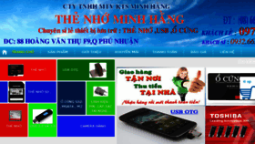 What Thenhominhhang.com website looked like in 2016 (7 years ago)