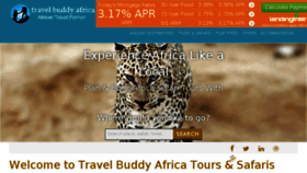 What Travelbuddyafrica.com website looked like in 2016 (7 years ago)