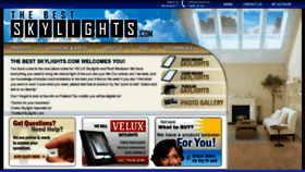 What Thebestskylights.com website looked like in 2016 (7 years ago)