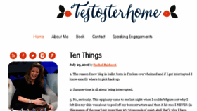 What Testosterhome.net website looked like in 2016 (7 years ago)