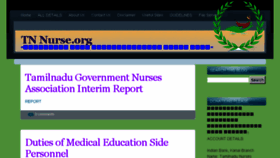 What Tnnurse.org website looked like in 2016 (7 years ago)