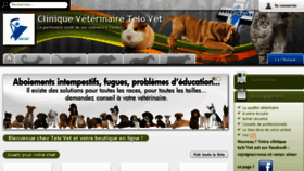 What Telo-vet.fr website looked like in 2016 (7 years ago)
