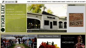 What Tigerlilyflorist.com website looked like in 2016 (7 years ago)