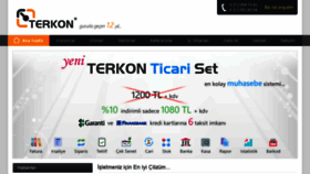 What Terkon.com website looked like in 2016 (7 years ago)