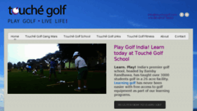 What Touchegolf.com website looked like in 2016 (7 years ago)