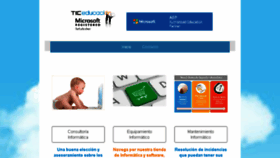What Ticeducacion.es website looked like in 2016 (7 years ago)