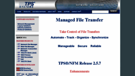 What Tps.com website looked like in 2016 (7 years ago)