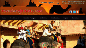 What Toursinrajasthan.com website looked like in 2016 (7 years ago)
