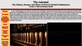 What Theautomat.net website looked like in 2016 (7 years ago)
