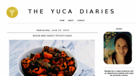 What Theyucadiaries.com website looked like in 2016 (7 years ago)