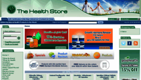 What Thehealthstore.co.nz website looked like in 2016 (7 years ago)