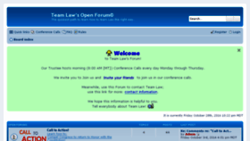 What Teamlawforum.net website looked like in 2016 (7 years ago)