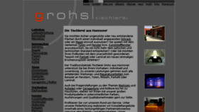What Tischlerei-grohs.de website looked like in 2016 (7 years ago)
