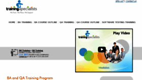 What Training-specialists.com website looked like in 2016 (7 years ago)