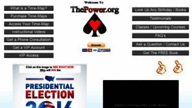 What Thepower.com website looked like in 2016 (7 years ago)