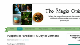 What Themagiconions.com website looked like in 2016 (7 years ago)