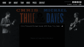 What Thiledaves.com website looked like in 2016 (7 years ago)