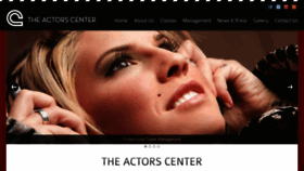 What Theactorscenter.com website looked like in 2016 (7 years ago)