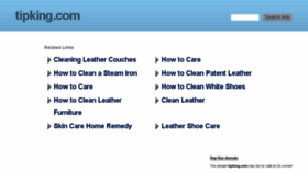 What Tipking.com website looked like in 2016 (7 years ago)