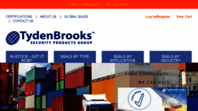What Tydenbrooks.com website looked like in 2016 (7 years ago)
