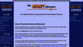 What The-hawaii-directory.com website looked like in 2016 (7 years ago)