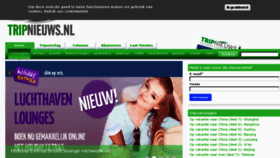 What Tripnieuws.nl website looked like in 2016 (7 years ago)