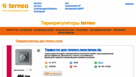 What Terneo.ua website looked like in 2016 (7 years ago)