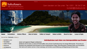 What Tobatours.de website looked like in 2016 (7 years ago)