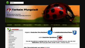 What Tierheim-pfungstadt.de website looked like in 2016 (7 years ago)