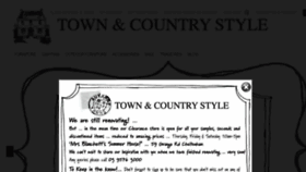 What Townandcountrystyle.com.au website looked like in 2016 (7 years ago)