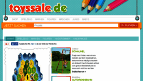What Toyssale.de website looked like in 2016 (7 years ago)